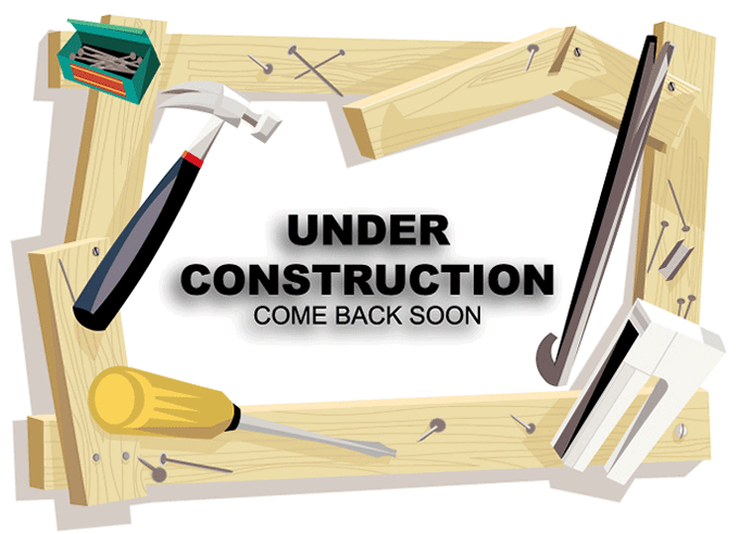  new website construction sign